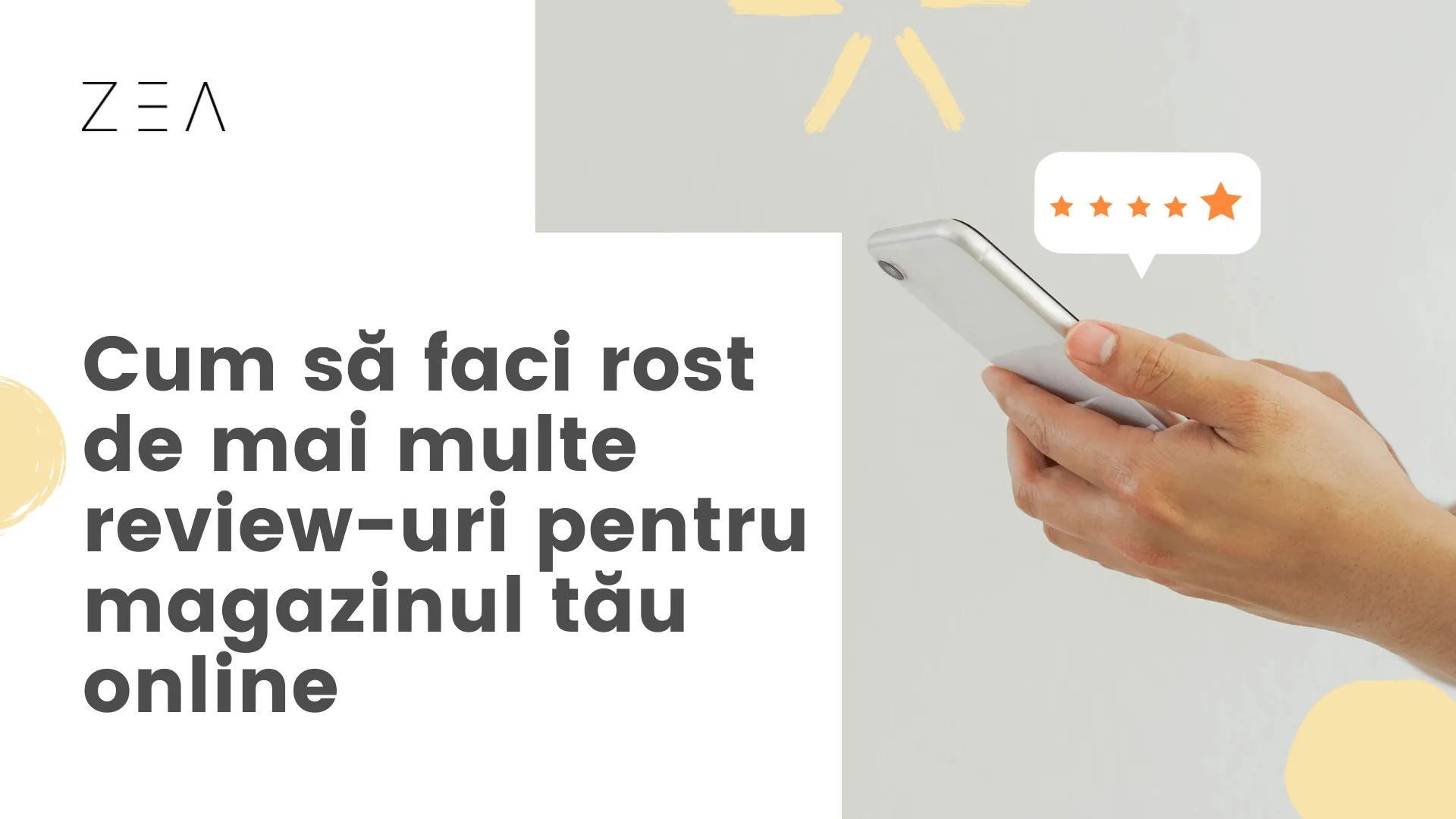 Cum să faci rost de mai multe review-uri pentru magazinul tău online